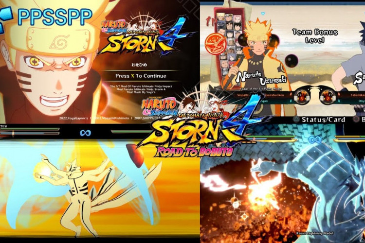 Télécharger Naruto Shippuden Game : Ultimate Ninja Storm 4 PPSSPP 2024, Découvrez l'incroyable Action des Ninjas sur Android !