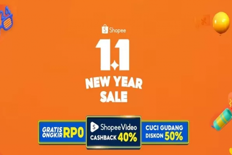 Kode Voucher Shopee Hari Ini Jumat 5 Januari 2024, Spesial 1.1 New Year Sale Dan Dapatkan Diskon Hingga 80%