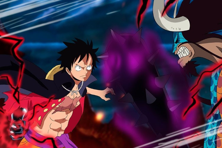 BOMBASTIS! One Piece Luffy Vs Kaido Full Fight Digarap Toei Animation ...