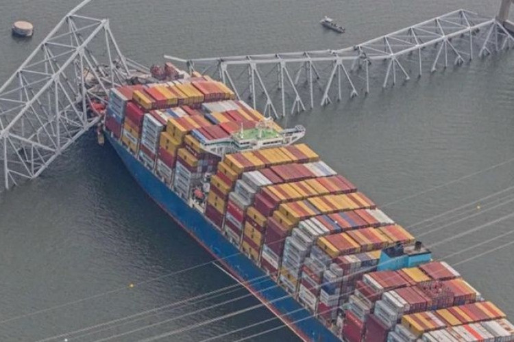 Detik-detik Kronologi Tragedi Kapal Dali Tabrak Jembatan Francis Scott Key di Baltimore, Akibatkan Kerusakan Parah!