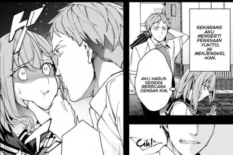 Manga Ore ni Trauma wo Ataeta Joshi-tachi ga Chirachira Mitekuru Chapter 17 Bahasa Indonesia, Tak Tahan Memandang Yukito 