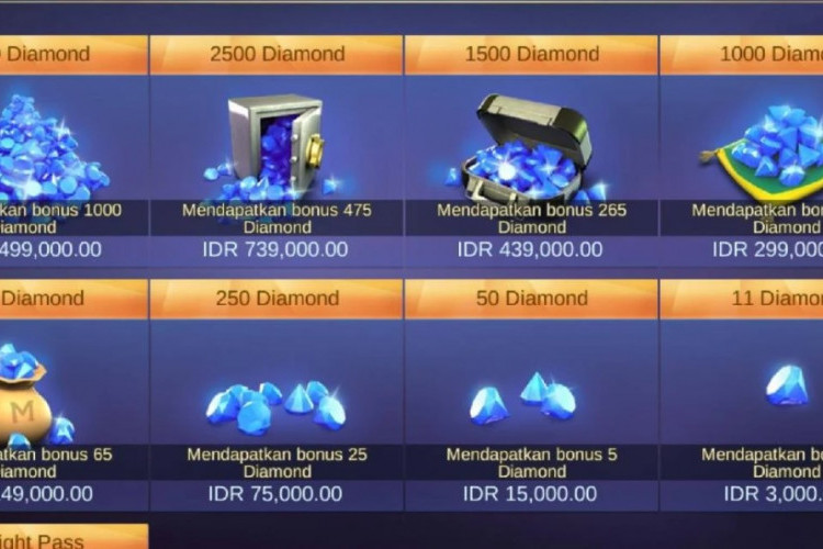 Top Up Diamond ML Rp 100 Ribu Dapat Berapa? Inilah Harga Terbaru April 2024 Beserta Cara Mudah Top Up