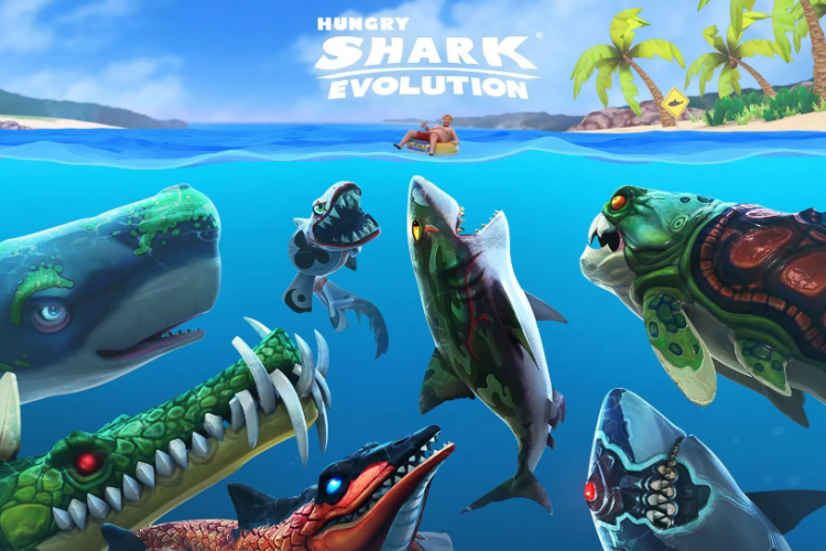 Download Hungry Shark Evolution v10.9.0 MOD APK Uang Tak Terbatas dan Tanpa Iklan Gratis, Menjadi Predator Lautan Ganas