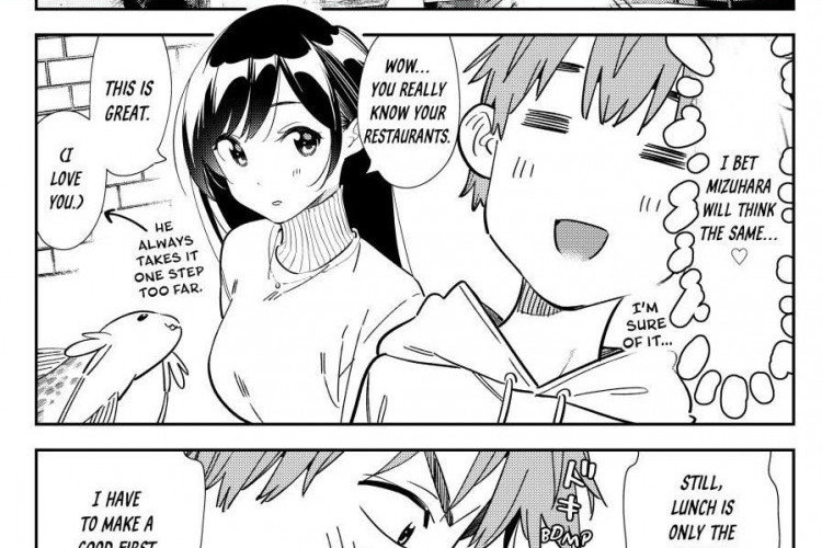 Link RAW Manga Kanojo Okarishimasu Chapter 338 Bahasa Indonesia, Makin Senang Habis Kencan