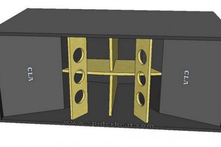 Skema Box Speaker CLA 18 Inch Double Terbaru 2024, Desain Menawan dengan Suara Full Bass!