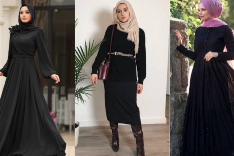 Warna Jilbab yang Cocok Untuk Baju Warna Hitam Adalah? Ternyata Gak Susah Milihnya!