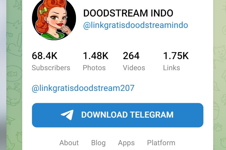 Link Doodstream Telegram Bot dan Cara Joinnya Untuk Dapat Live Streaming Hot Terkini 2024, Auto Melek