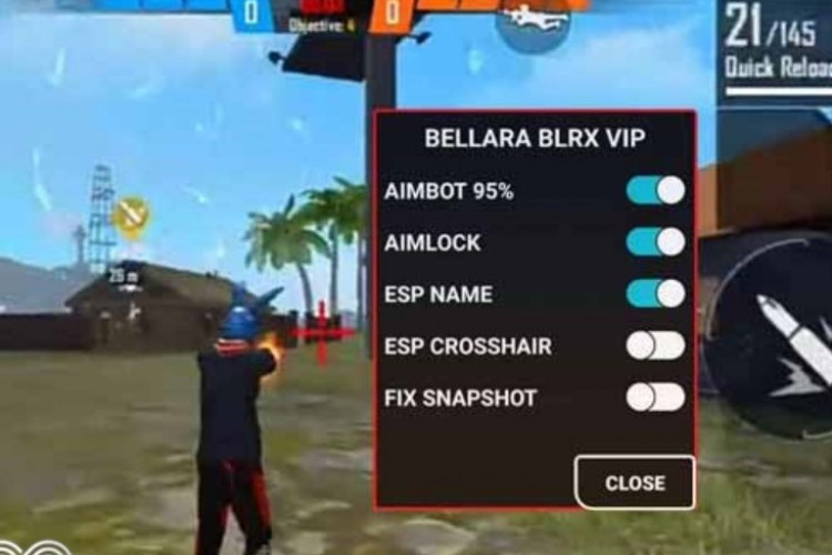 Download Bellara VIP Blrx Injector Mod APK Latest Version 2024, Auto Headshot Hingga Aimbot! 