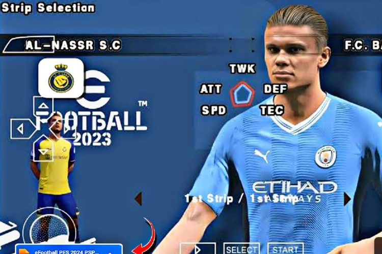 Télécharger PES 2024 eFootball PPSSPP pour Android Gratuit,  fonctionnalités premium débloqués Cliquez Ici 