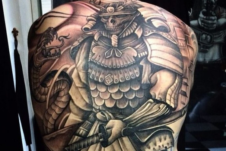 Sketsa Tato Yakuza Samurai, Motifnya Banyak Mengandung Filosofi Dalam!