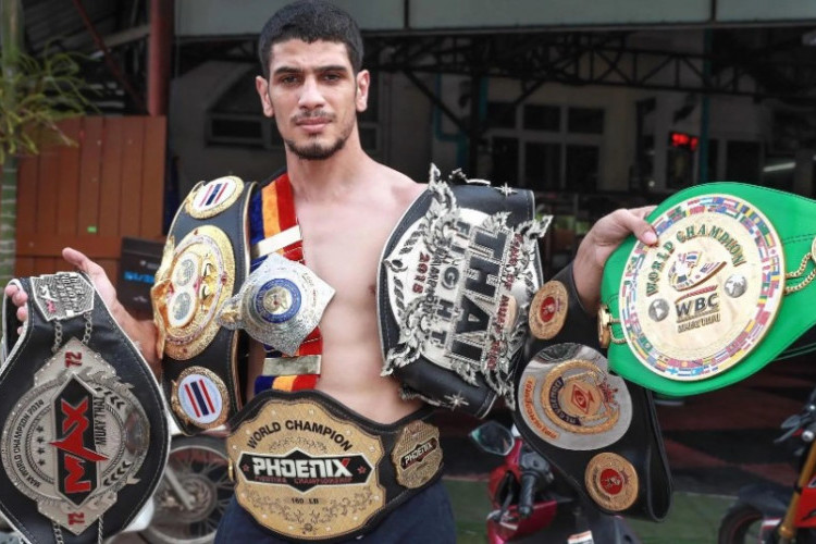 Profil de Biodata Youssef Boughanem, Champion du Monde WBC des Poids Moyens en Muay Thai!