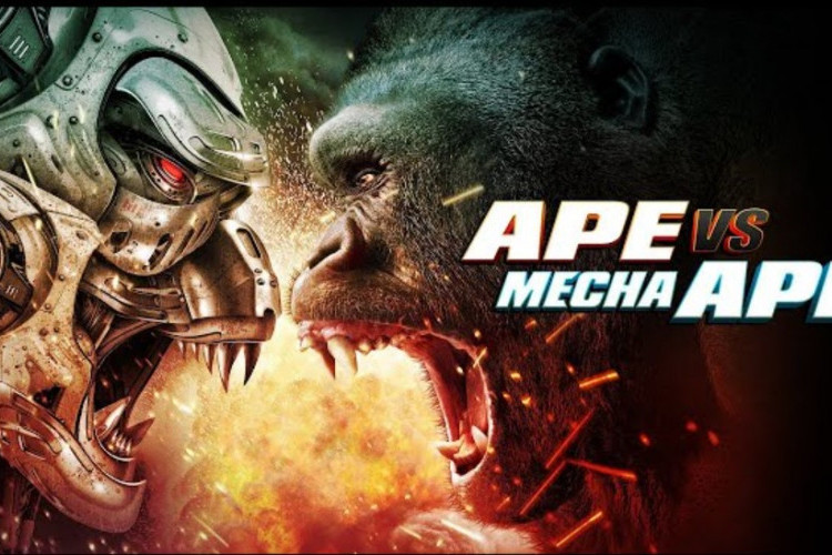 Voir du Film Ape vs. Mecha Ape (2023) Sous-titre Francais Full HD 4K, Une Ville Détruite Par Des Robots Géants !