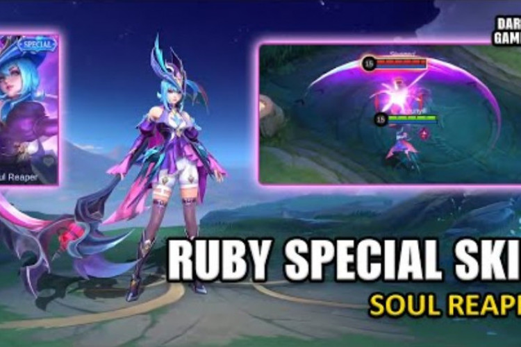 Cara Mendapatkan Skin Ruby Soul Reaper Juni 2024, Berapa Diamond yang Dibutuhkan? Cek Lengkap Disini!