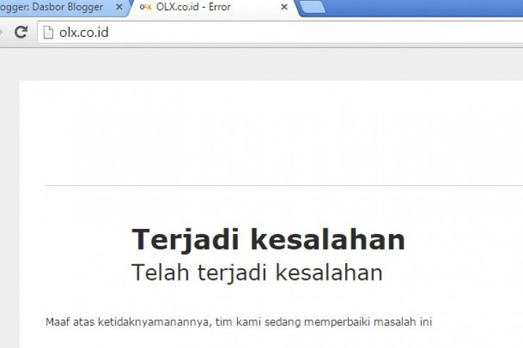 Error! OLX Tidak Bisa Dibuka Request Failed 503, Cek Alternatif Untuk Mengatasinya