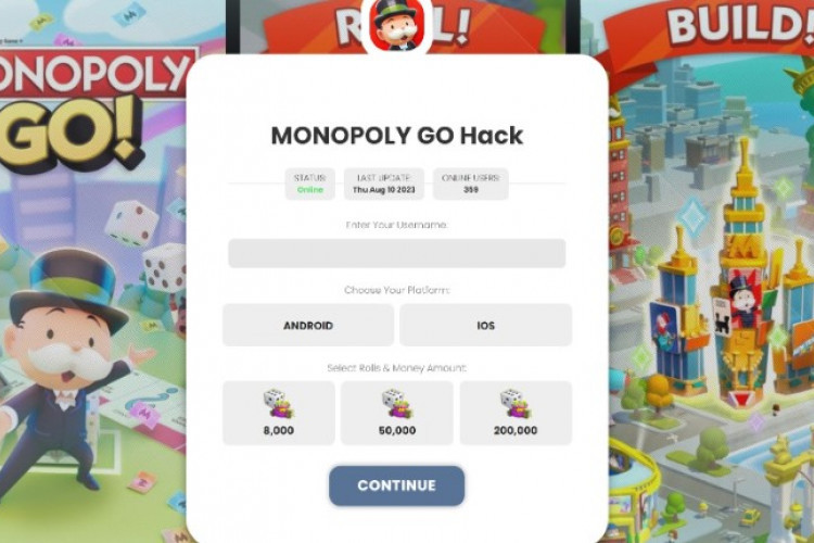 Lien Pour Télécharger Monopoly Go! Hack Android Dernière Version 2024, Obtenez 10 000 Dés Gratuits !