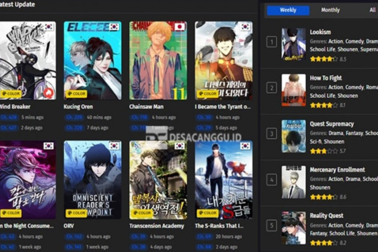 Manhwalist APK Mod Versi Terbaru 2024 Free Download, Baca Manga Online Dengan Mudah!