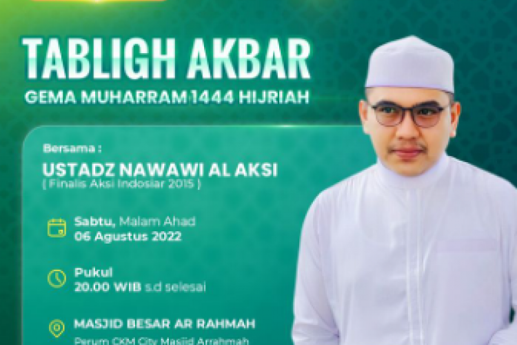 Ukuran Pamflet Tabligh Akbar Sederhana yang Baik dan Tepat, Temukan Ukuran Lengkapnya Disini