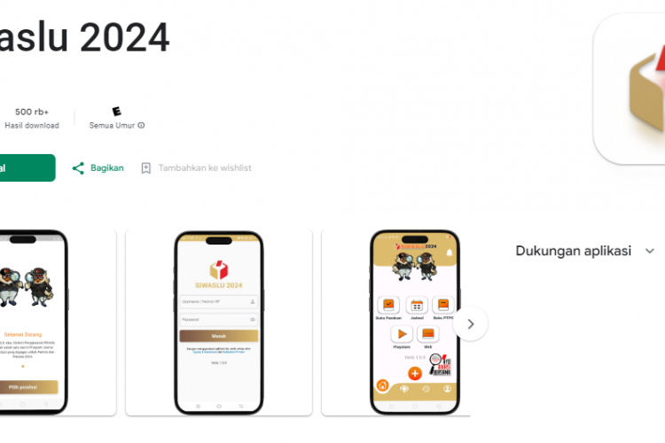 Download Siwaslu 2024 Versi 1.1.0 Untuk Android dan iOS, Aplikasi Pengawas Pemilu Agar Tepat Sasaran