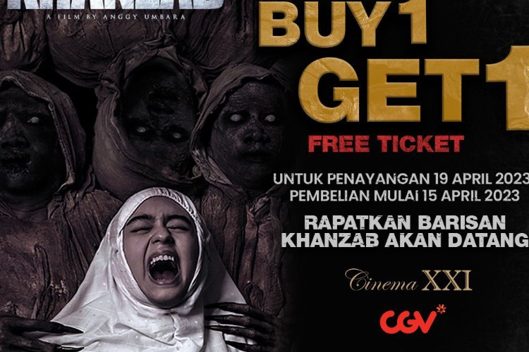 PROMO Tiket Film Khanzab (2023) Buy 1 Get 1 Dengan Pembelian Via TIX ID dan M-Tix, Gercepin Sekarang Juga