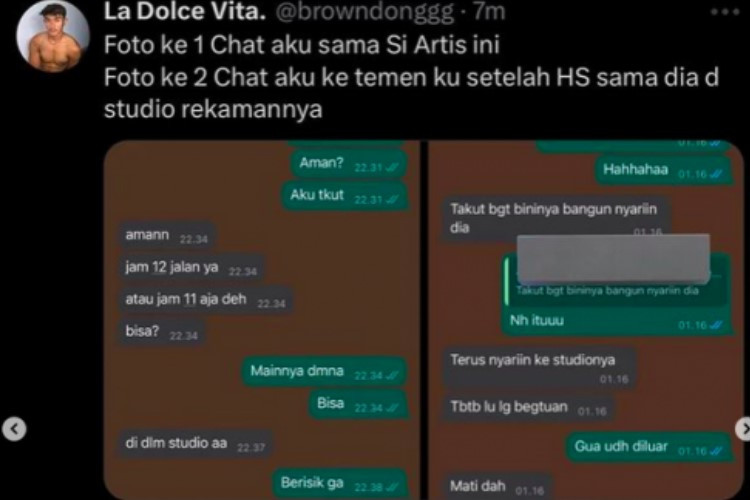 VIRAL Artis Inisial R Disebut Selingkuh Sesama Jenis di Studio Rekaman Samping Kamar Istri Sah, Spill di Sini