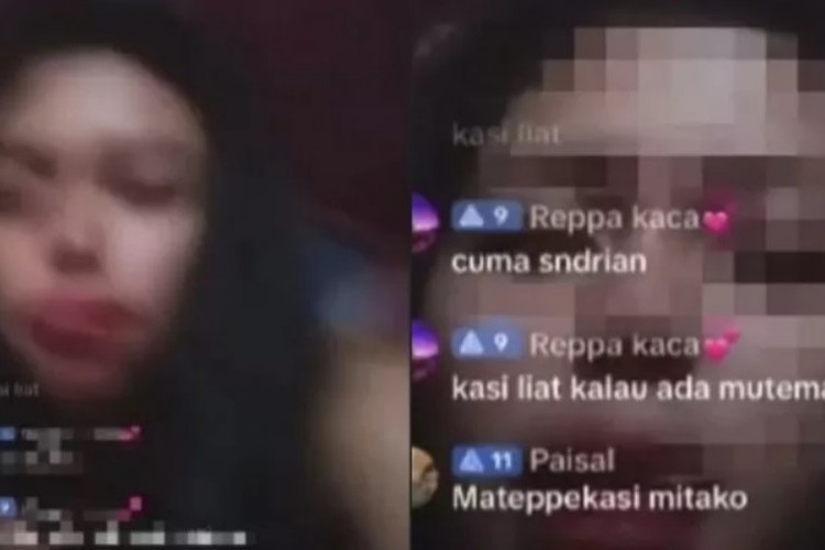 Video Ibu Muda Live TikTok di Sidrap Viral Full Durasi Tanpa Sensor, Tampil Mesum Bareng Selingkuhannya!