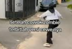 Link Video Lari Ada Zombie Versi Cewek Viral TikTok Asli No Sensor, Buat yang Tau-tau Aja!