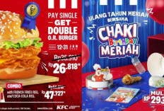 Promo KFC Hari Ini 24-25 Januari 2024, Paling Murah Paket Double O.R Burger Cuma Rp 26 Ribuan!