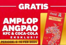 NEW! Promo KFC Hari Ini 9-10 Februari 2024, Gratis Amplop Angpao & Coca Cola Untukmu!