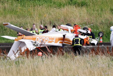 Video Crash D'un Avion  A4 De Tourisme Sur L'autoroute Les Trois Occupants De L'engin Sont Décédés