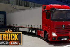 Download Truck Simulator Ultimate Mod Apk Versi Terbaru 2024 Unlimited Money Livery Full Jedag-Jedug 