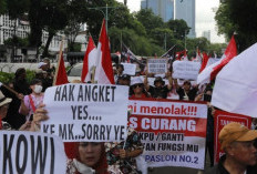 Viral! Ibu Tarwiyah Caleg DPR RI Dapil III DKI Jakarta Ikut Demo KPU, Diduga Gunakan Kata-kata Kasar