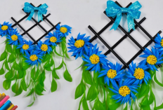 Cara Membuat Bunga Hiasan Dinding dengan Sedotan Plastik, Hasilnya Cantik Cocok Untuk Teras Rumah!