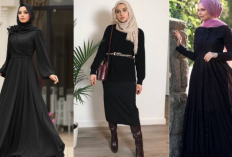 Warna Jilbab yang Cocok Untuk Baju Warna Hitam Adalah? Ternyata Gak Susah Milihnya!